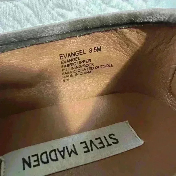 Steve Madden Velvet Slides - Size 8.5 - Picture 3 of 5